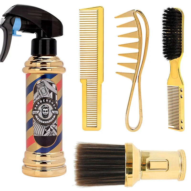 Hairdressing Supplies Set Barber Spray Bottles Comb Brush Tools Salon Hairdresser Haircut Tool Pro Barbershop Accessories