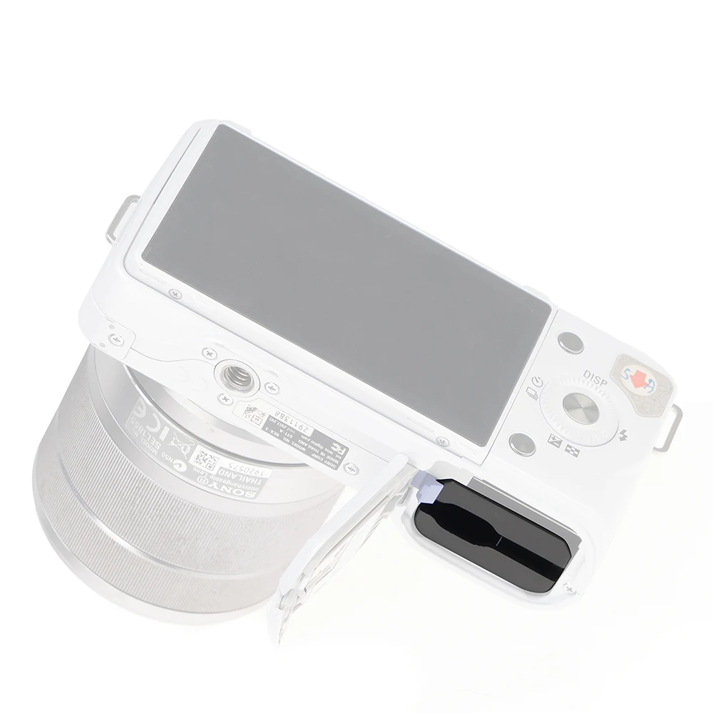 FOTGA NP-FW50 더미 배터리 + C타입 전원 공급 장치 인터페이스, 배터리 플레이트 어댑터, 버클 전원 공급 장치 시스템용 모니터 카메라