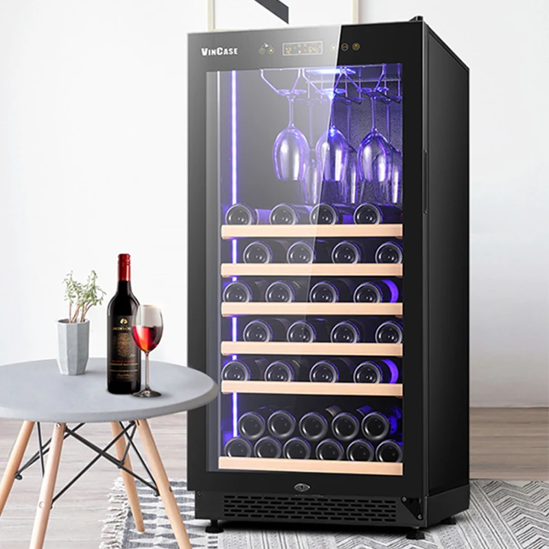 Black Wine Glass Rack Cabinet Furniture Wine Cellar Glass Luxury Bar Cabinet for Home Kitchen Party Beverage Storage Pro