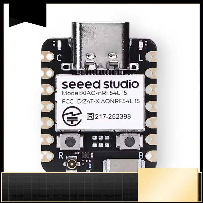 Seeed Studio XIAO NRF54L15 Development Board 128Mhz Arm Cortex-M33,BLE 6.0, Matter, Thread, Zigbee,16Gpios,USB Type-C Interface-