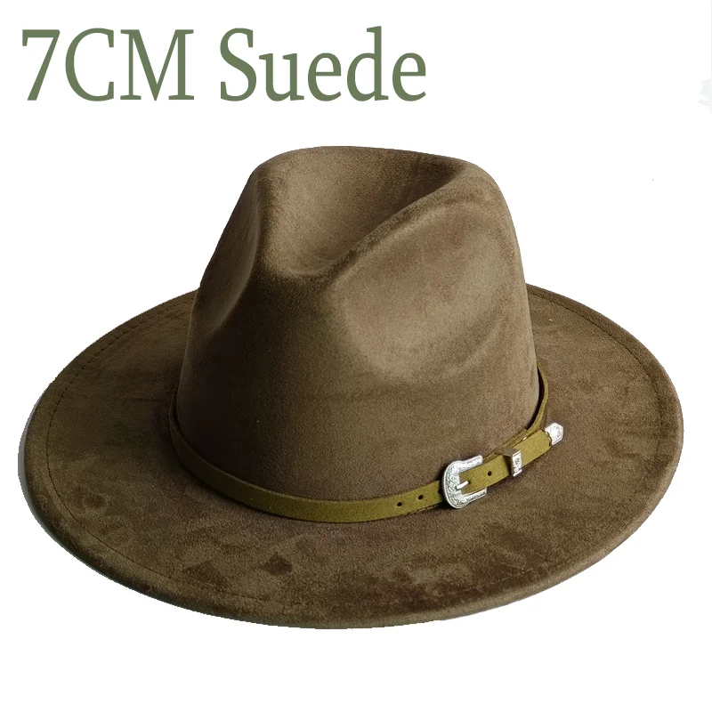 Sombrero de gamuza 2026, sombrero de terciopelo, sombrero fedora, sombrero de jazz para hombre, sombrero panamá para hombre, sombrero unisex, sombreros verdes para mujer, sombrero de ala ancha