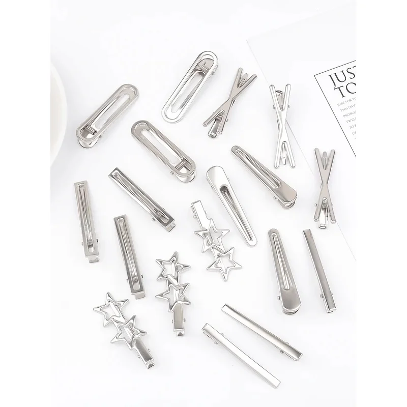 Hair Clip Metal Sweet Cool Bangs Hair Clip Makeup Hair Ornament Forehead Broken Hair Clip Simple Clip