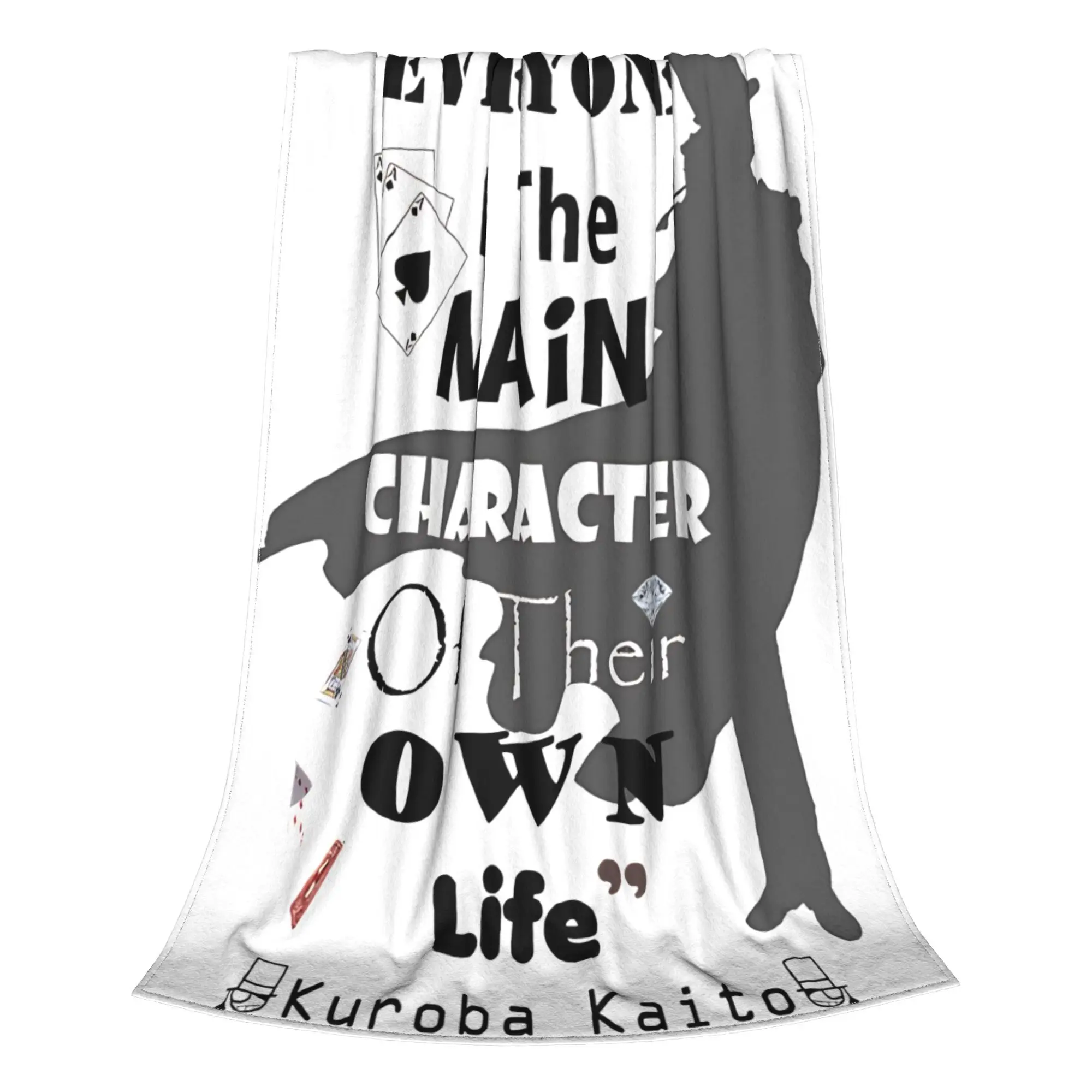 Comfort Kaito Kuroba kid Blanket Stuff Room Decorative  Throws And Blankets Warm Flannel for Car
