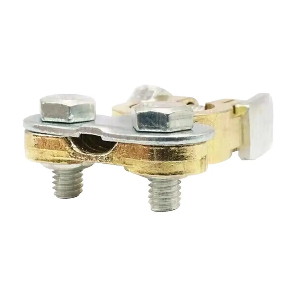 Car Battery Terminal Connectors Electric Battery Copper Plated Pile Head Positive Negative Battery Connectors For RV Access W7R1