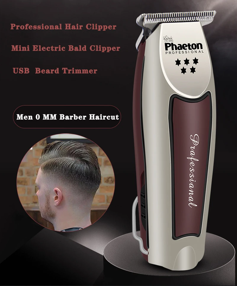 15 واط الشعر المتقلب صالون جزازة 3 ساعات استخدام آلة قطع الشعر المهنية مقص الشعر الرجال اللحية مقص الشعر الحلاق 0 مللي متر
