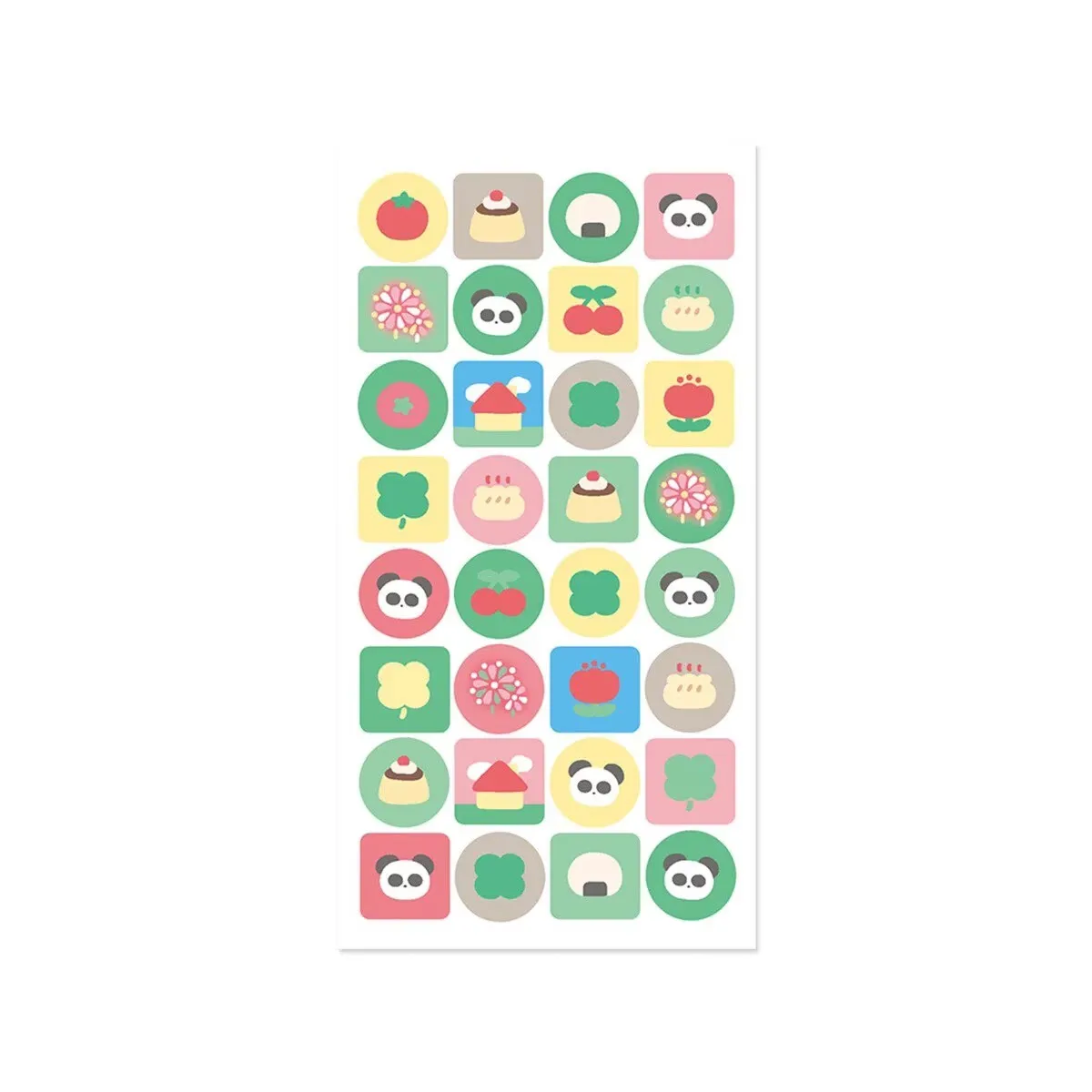 1/7Pcs  Lucky Panda Sticker Panda Memo Writing Paper Sticker DIY Account Material Mobile Case Gouben Decorative Stickers