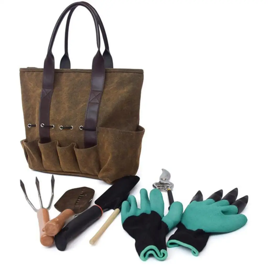 Tas Peralatan Tukang Kayu, Tas Peralatan Listrik, Kanvas, Daya Tahan Beban Berat, Tahan Lama