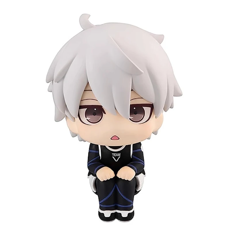 Anime Azul Fechadura Figuras, Chigiri, Hyoma, Nagi, Seishiro, Q Versão, Estatueta Ação, Modelo PVC, Desktop Decoração, Boneca Brinquedos, 10 centímetros