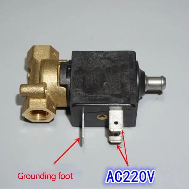 Coffee Machine Solenoid Valve AC 220V Interface G1/8 Normally Open Type High Temperature And High Pressure Steam Solenoid клап