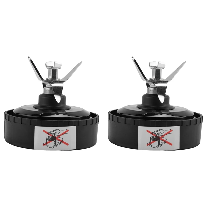 

2X 6 Fins Blender Blade Extractor Blade Replacement For Nutri Ninja BL660 BL663 BL663CO BL665Q BL740 BL770 For 16 Oz Cup