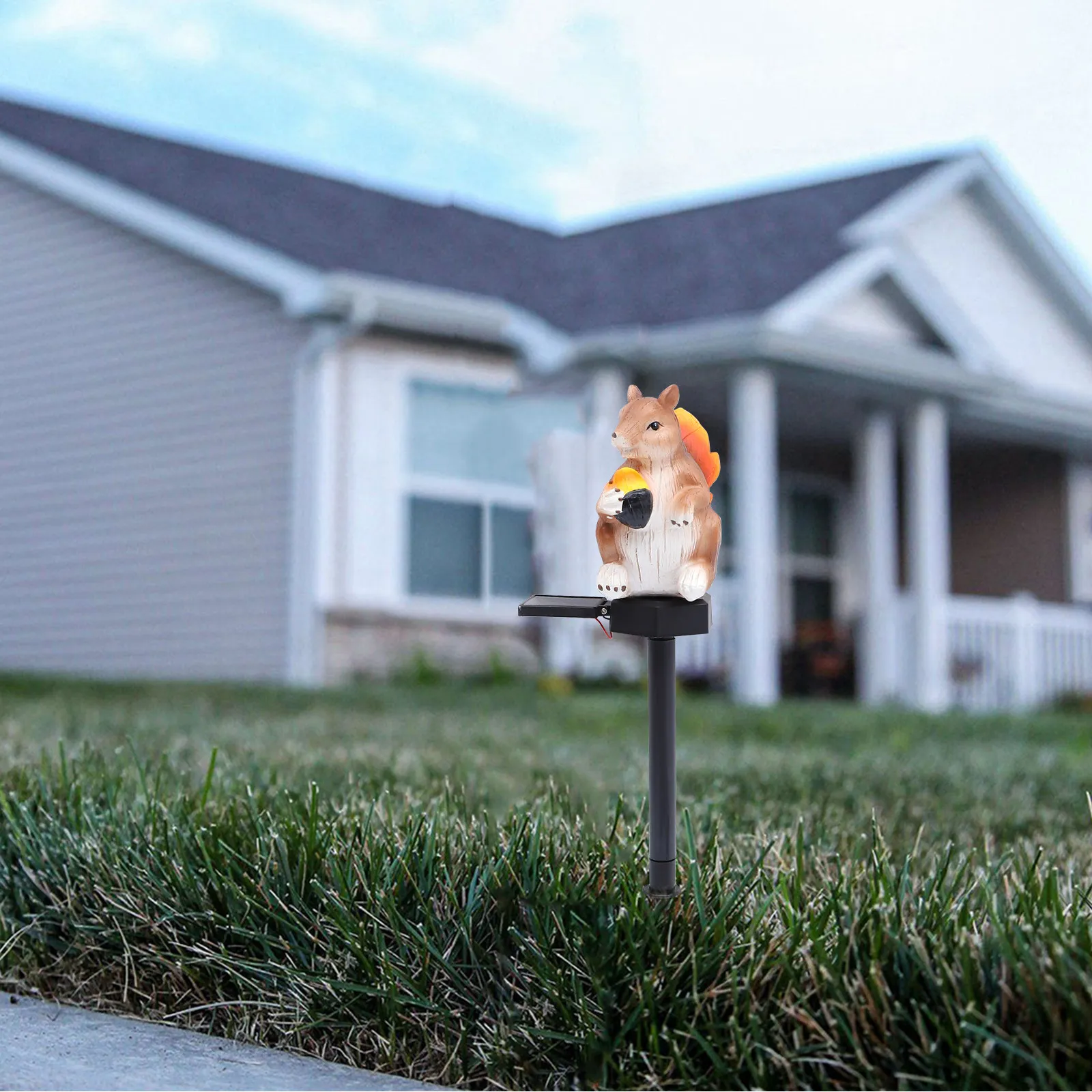 Outdoor Ornaments Stick Light Garden Decoration Solar Retro Lamp Courtyard Powered Adornment Creative