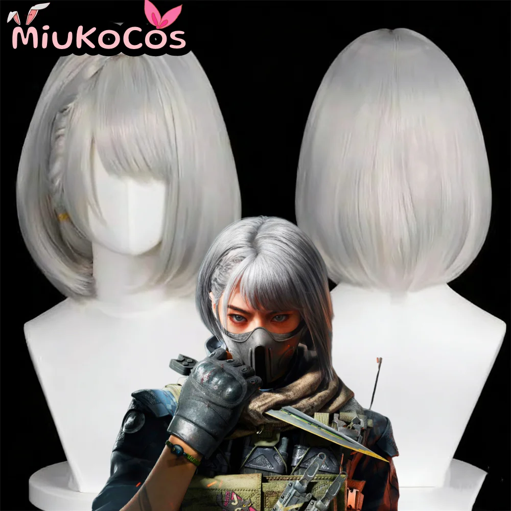

IN STOCK MaiXiaowen Hackclaw Cosplay Wig Short Hair MiukoCosplay Game Delta Force Cosplay