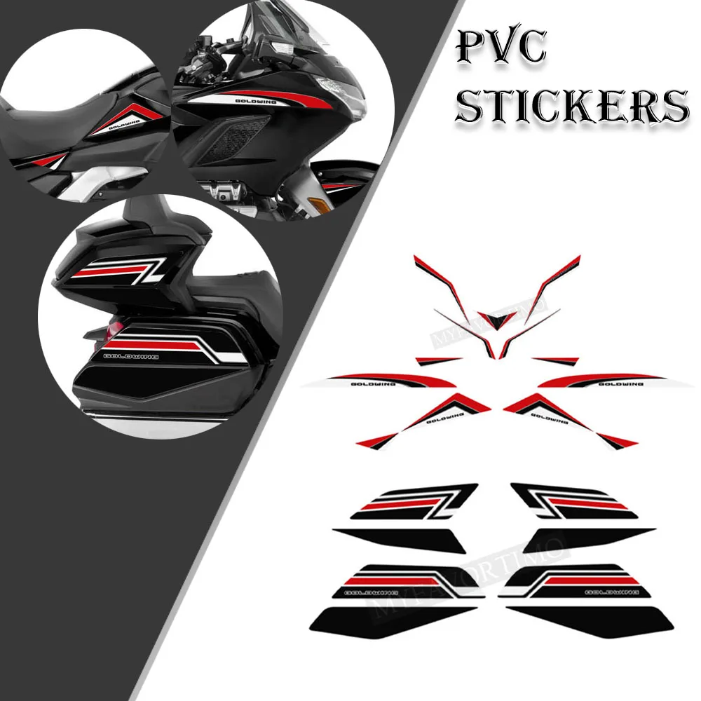 

GL1800 Motorcycle Stickers For Honda Goldwing GL 1800 Gold Wing Body Protection Decal Trunk Luggage Kit 2018 2019 2021 2020