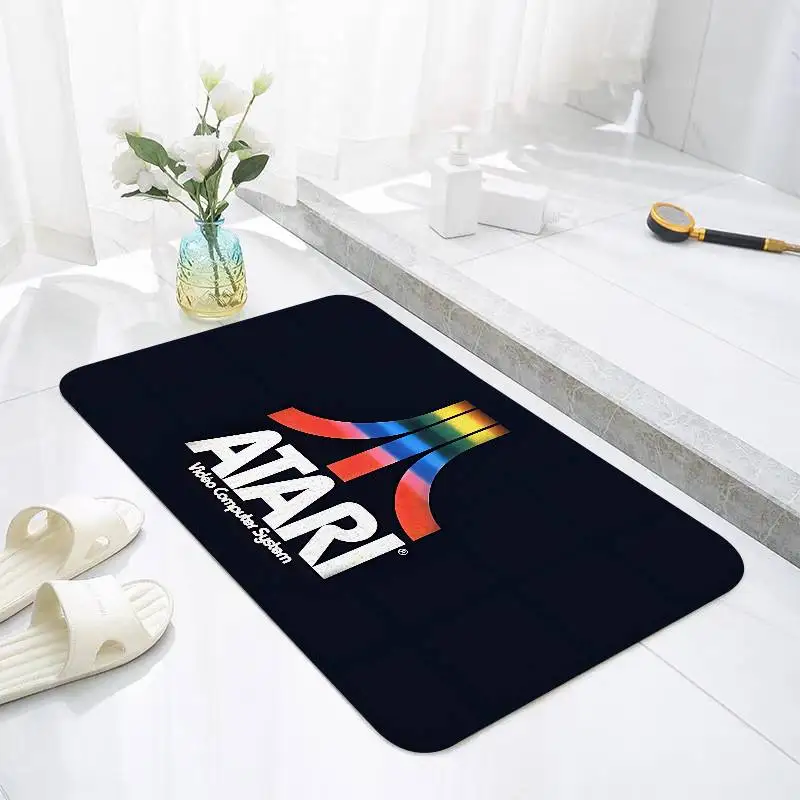 A-Atari شعار الكلمة حصيرة لغرفة المعيشة أريكة وسائد الأرضية الحديثة لينة رقيق المنزل البساط لغرفة نوم الأطفال اللعب السجاد #6