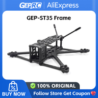 GEPRC GEP-ST35 155mm 3.5inch Carbon Fiber FPV Frame Kits 4mm Arm Replacement for SMART35 SMART35 HD FPV Freestyle Drones DIY