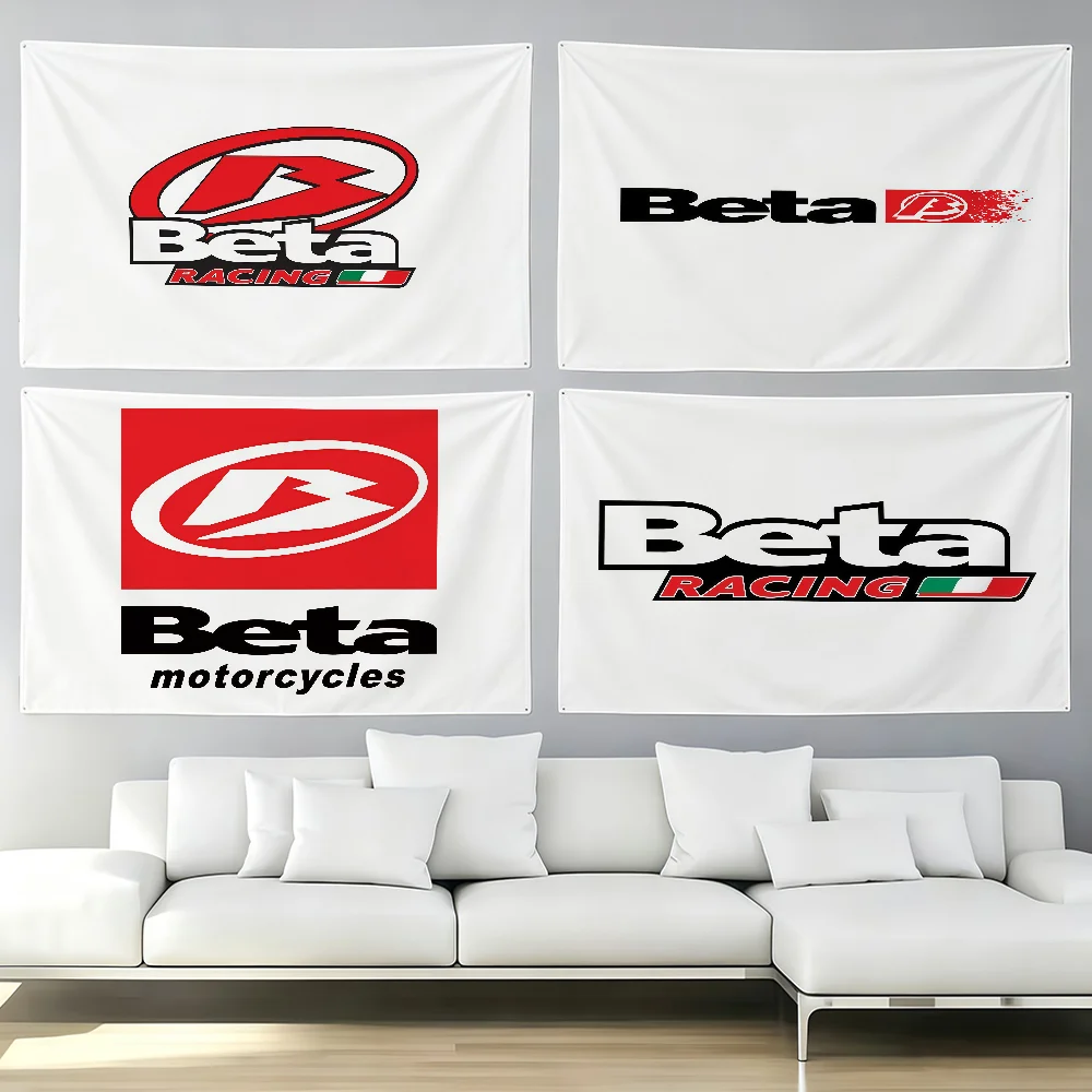 brand B-Betas Racing Motorcycles flag Party Club Outdoor Interior Wall Decoration Banner Fans Gift Print Decor flag