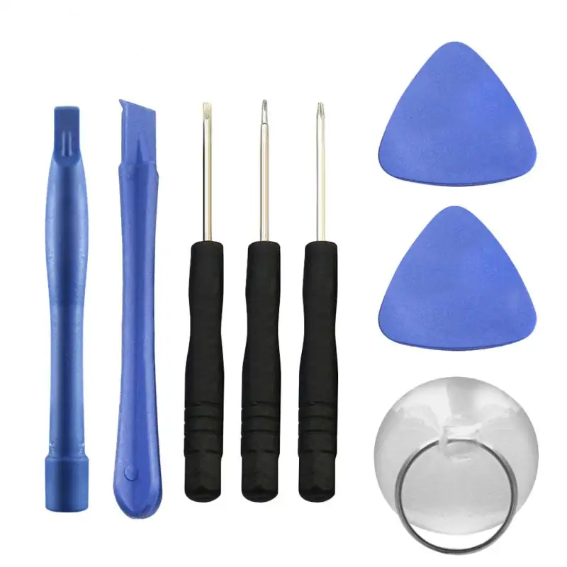 8pcs/set Cell Phones Opening Screen Pry Repair Tool Kits Professional Mobile Phone Screwdriver Tools for iPhone Samsung Xiaomi