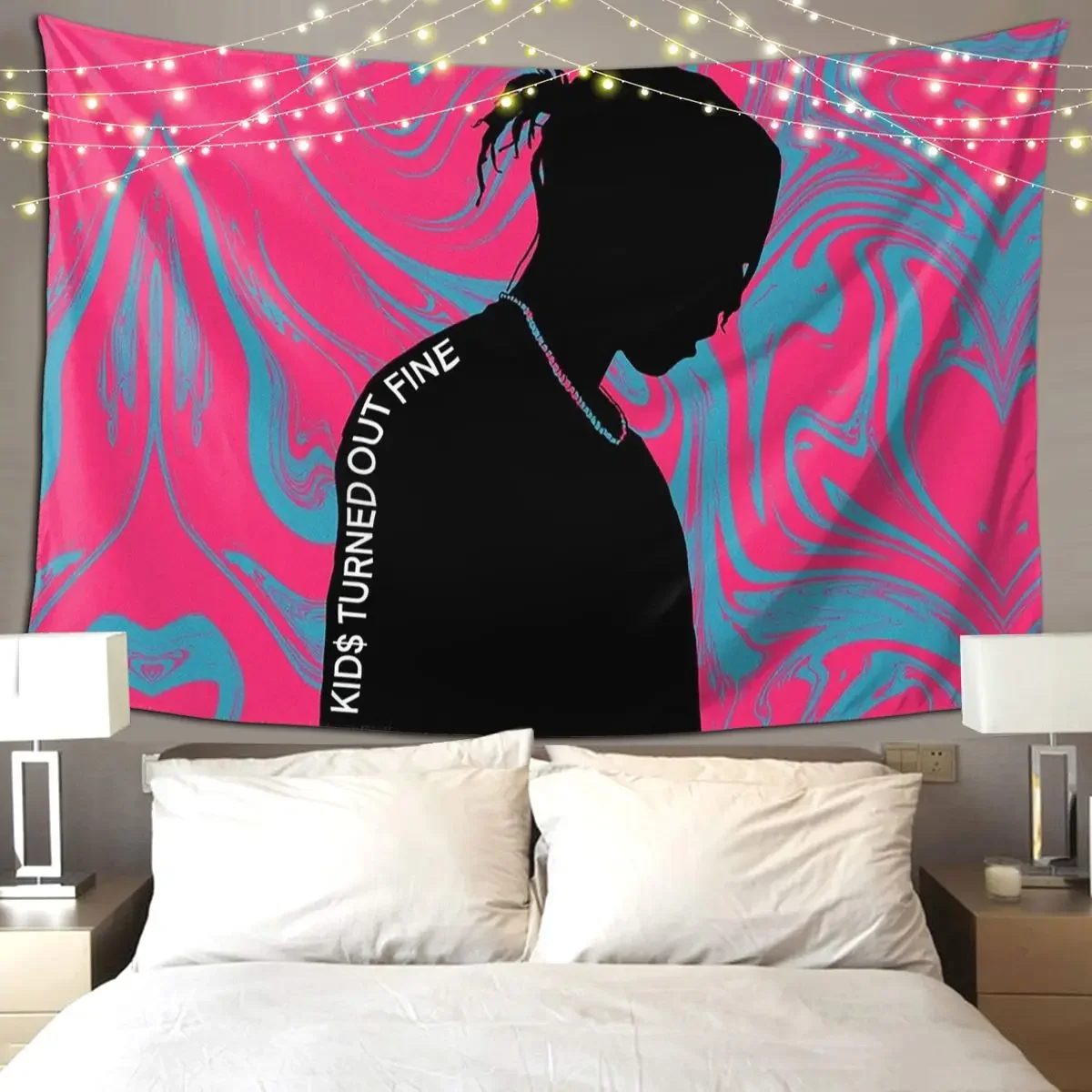 

Kids Turned Out Fine Tapestry Hippie Wall Hanging Aesthetic Home Decor Tapestries for Living Room Bedroom Dorm Room