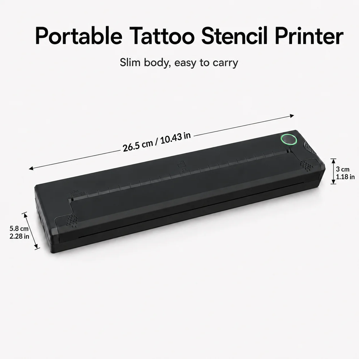 PeriPage P90 Wireless Tattoo Transfer Stencil Printer, Thermal Tattoo Machine with 5pcs Free Transfer Paper