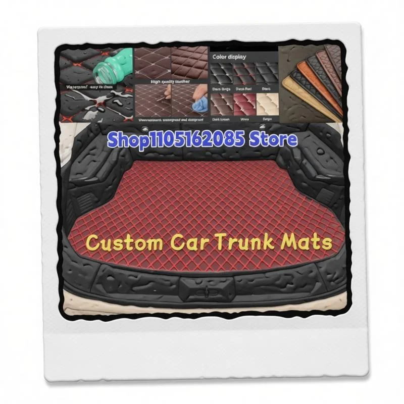 Custom Car Trunk Mats For Li Xiang L8  2023 2024 2025 2026 2027 Leather Cargo Liner Car Mat Accessories