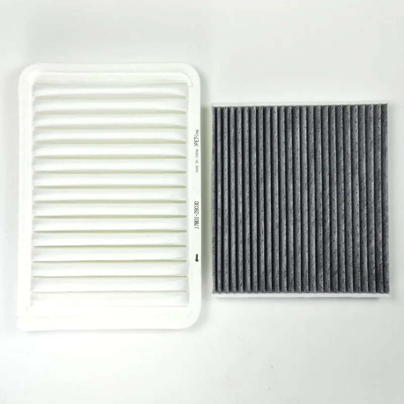 Engine Air Filter 17801-28030 + AC Cabin Filter 87139-0N010 for TOYOTA CAMRY Saloon 2006-2018 VENZA 2.7L LEXUS ES250