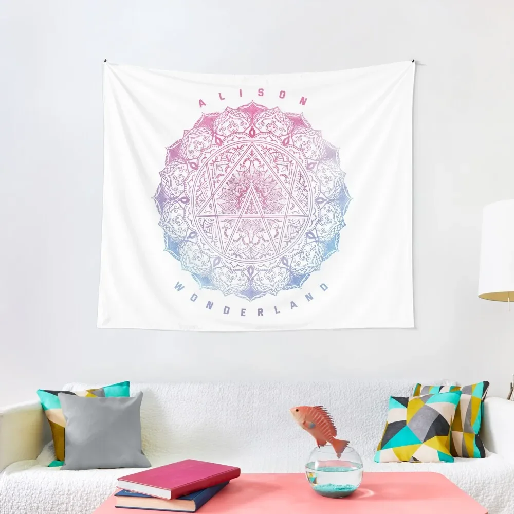 Alison Wonderland Mandala Tapestry Wall Tapestries House Decoration Wallpaper Bedroom Tapestry