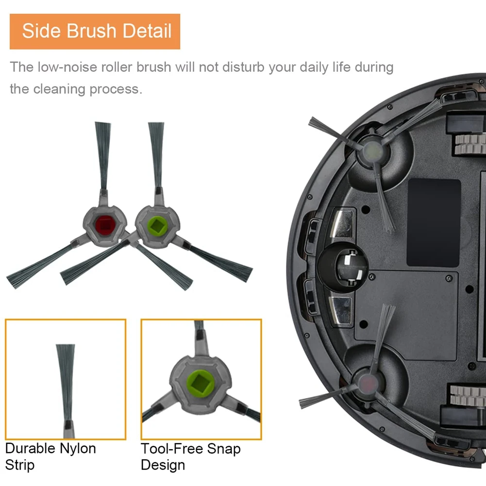 ABLN-Replacement Parts Side Brush Hepa Filter Plastic Compatible For Ecovacs U2 DGN22 Robot Vacuum Cleaner Accessories