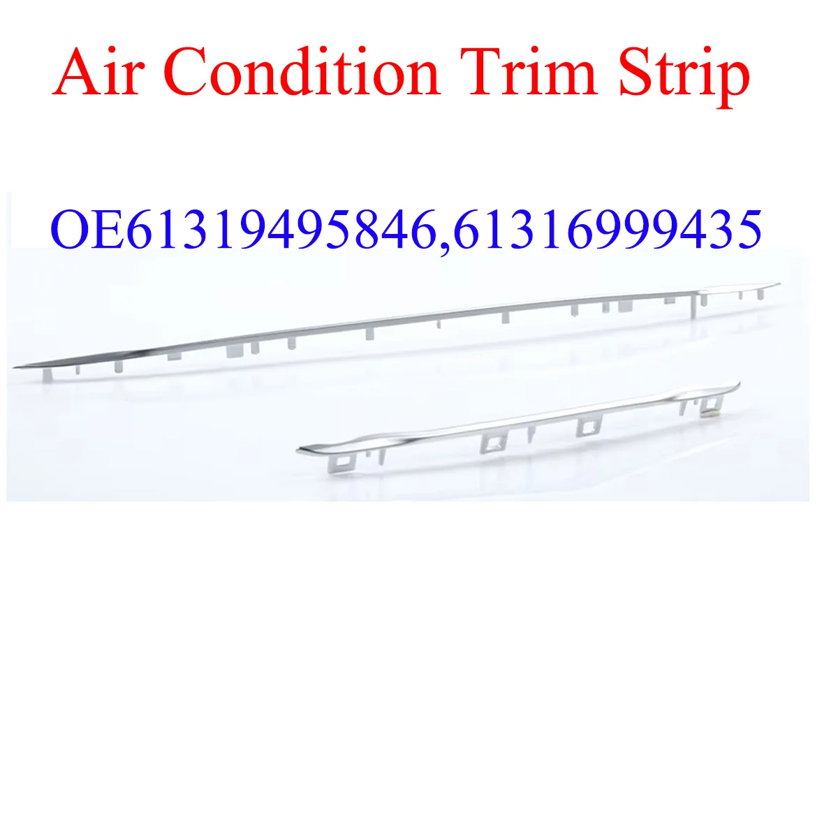 

Накладка на кондиционер, радиопанель, хромированная полоса центральной консоли для BMW 5, 6, 7 серии G30 G38 G32 G11 G12 61319495846