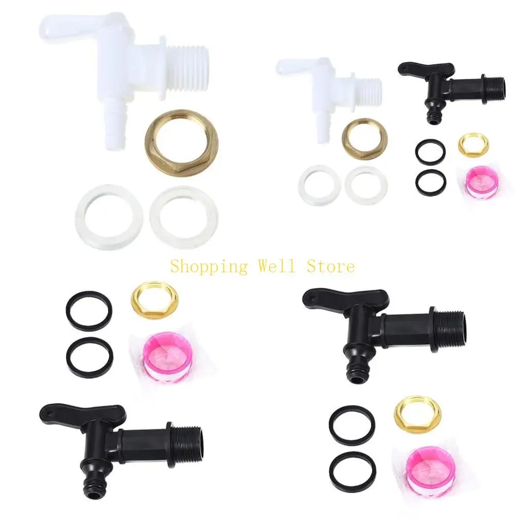 KX4B Replacement IBC Barrels Water Butt Tap Plastic Adapter Beer Home Rain Brew Tool