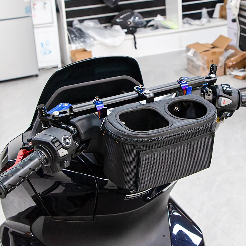 

2025 For Honda PCX160 PCX- PCX 160 125 Motorcycle Handlebar Drinking Water Bottle Cage Cup Holder Scooter Cupmounts Storage Bag