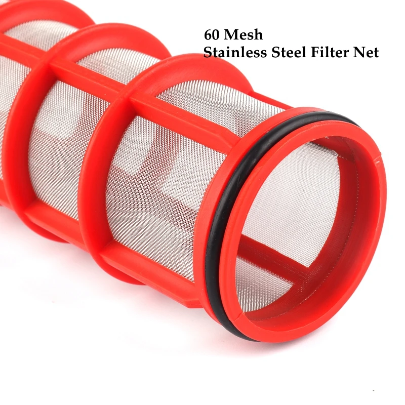 Large Flow Transparent Water Filter Clear Pipe Filters Stainless Steel Mesh Element Micro Irrigation Strainer