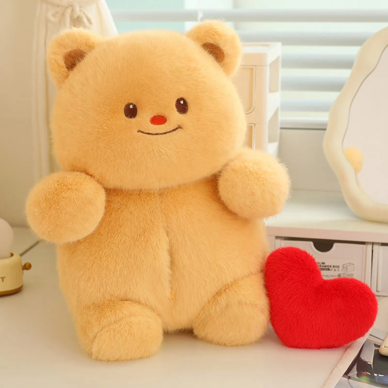 35cm Love bear pillow Holiday gift Send friends and family Fine workmanship Material safety