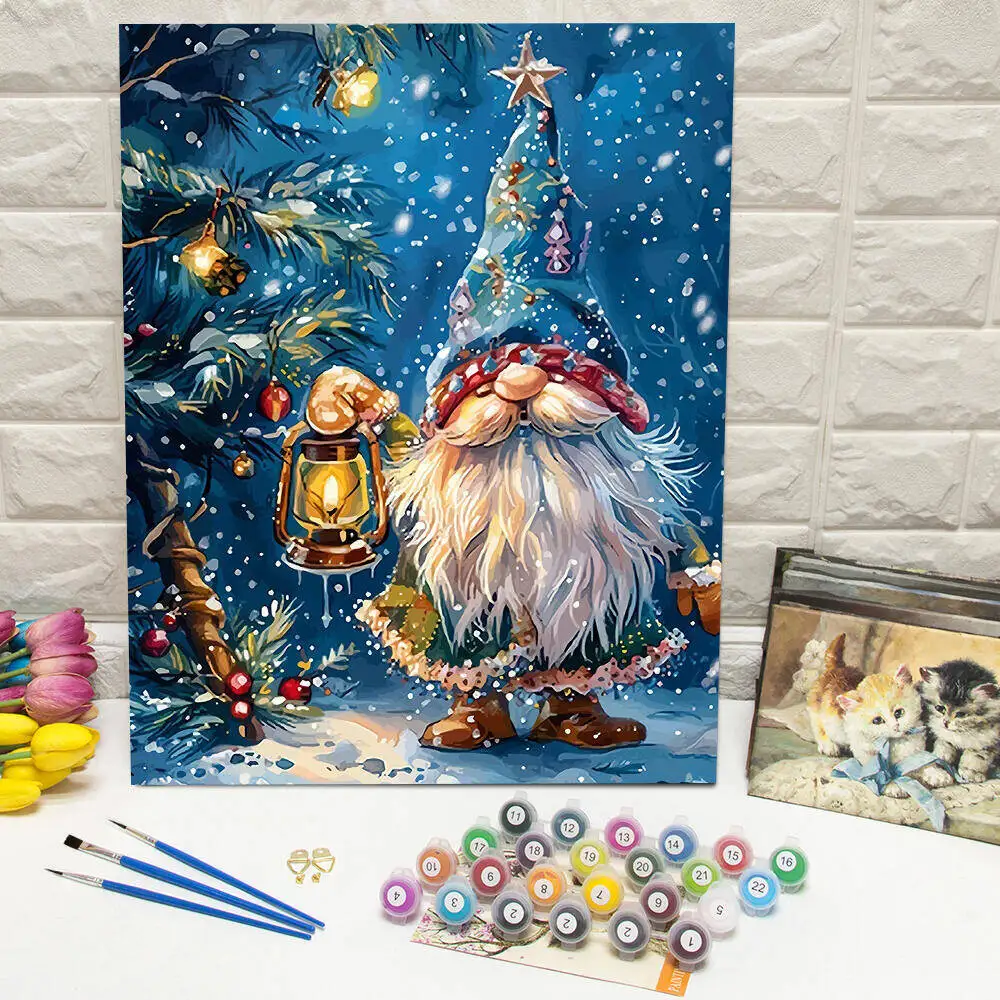 Disney Malen nach Zahlen Tinker Bell Malen auf Leinwand Lotus Digitales Ölgemälde Frosch Cartoon Acryl Home Decor Handgemachtes Geschenk
