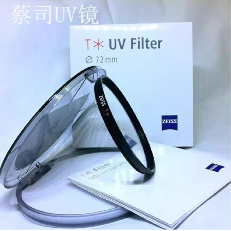 Carl Zeiss T* UV Filter UV-Protection-Original 49_52_55_58_62_67_72_77_82mm Multi-coating Ultra Thin MC UV for SLR Camera Lens