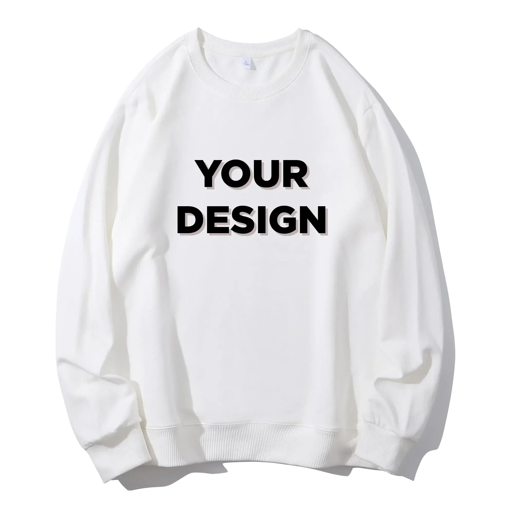 Aangepaste Swertshirts maken uw ontwerp Logo Tekst Heren Dames Print Origineel ontwerp Geschenken Pullover Sweater