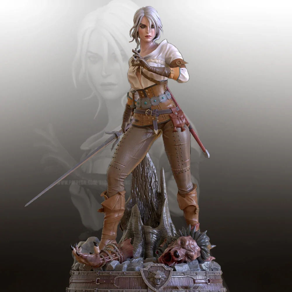 Ciri 1:24 Resin Plastic Model Kit Unpainted Miniature Resin Model A406