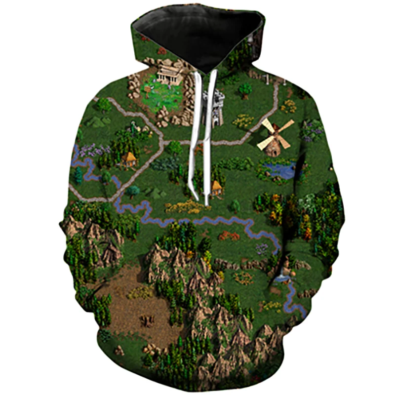 Heroes Of Might And Magic Game 3D Print Hoodies Men Women Fashion Oversized Sweatshirts Hoodie Kids Pullovers Tracksuit Clothing