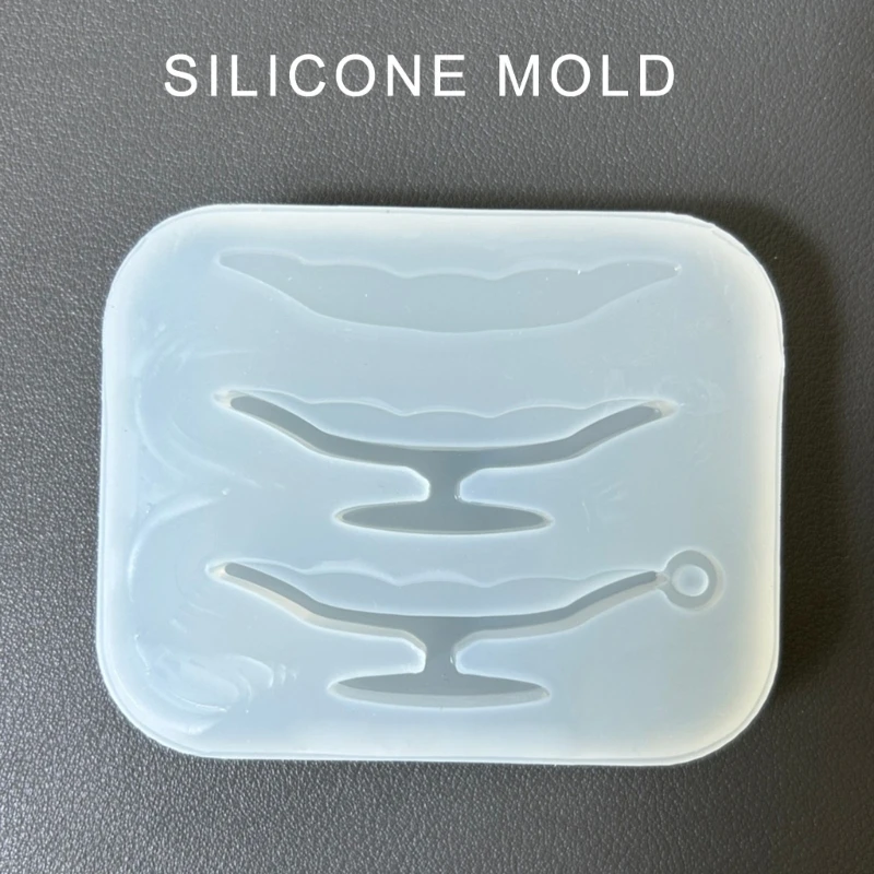 Moule en Silicone pratique pour projets créatifs, moules à pendentif en époxy pour porte-clés, moule qualité professionnelle