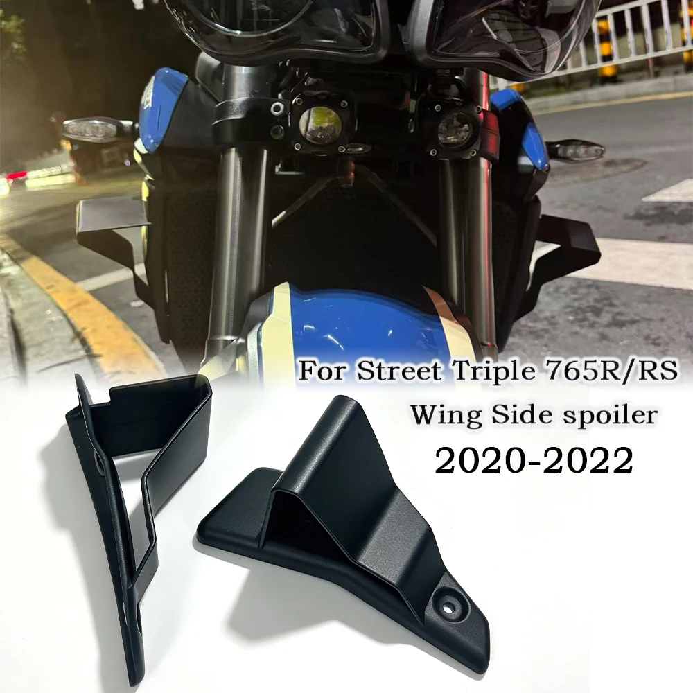 For Triumph Street Triple 765 RS 2020-2022 Side Wing Side Lower Spoiler Flank 765R 765RS Side Wing Side Spoiler FRONTAL SPOILERS