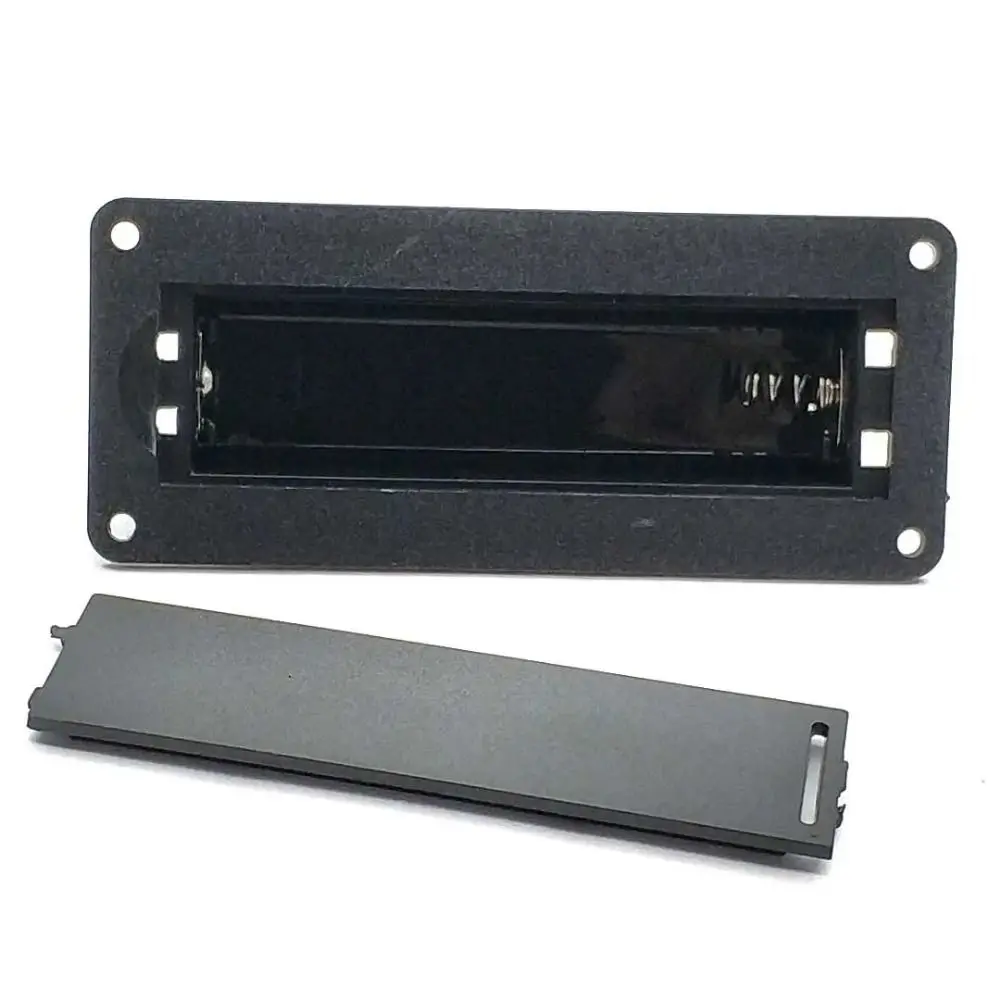 5pcs 18650 Battery Case Holder Nickel Strips Board Thickening Material Empty Box for 18650 Battery Empty Box Black