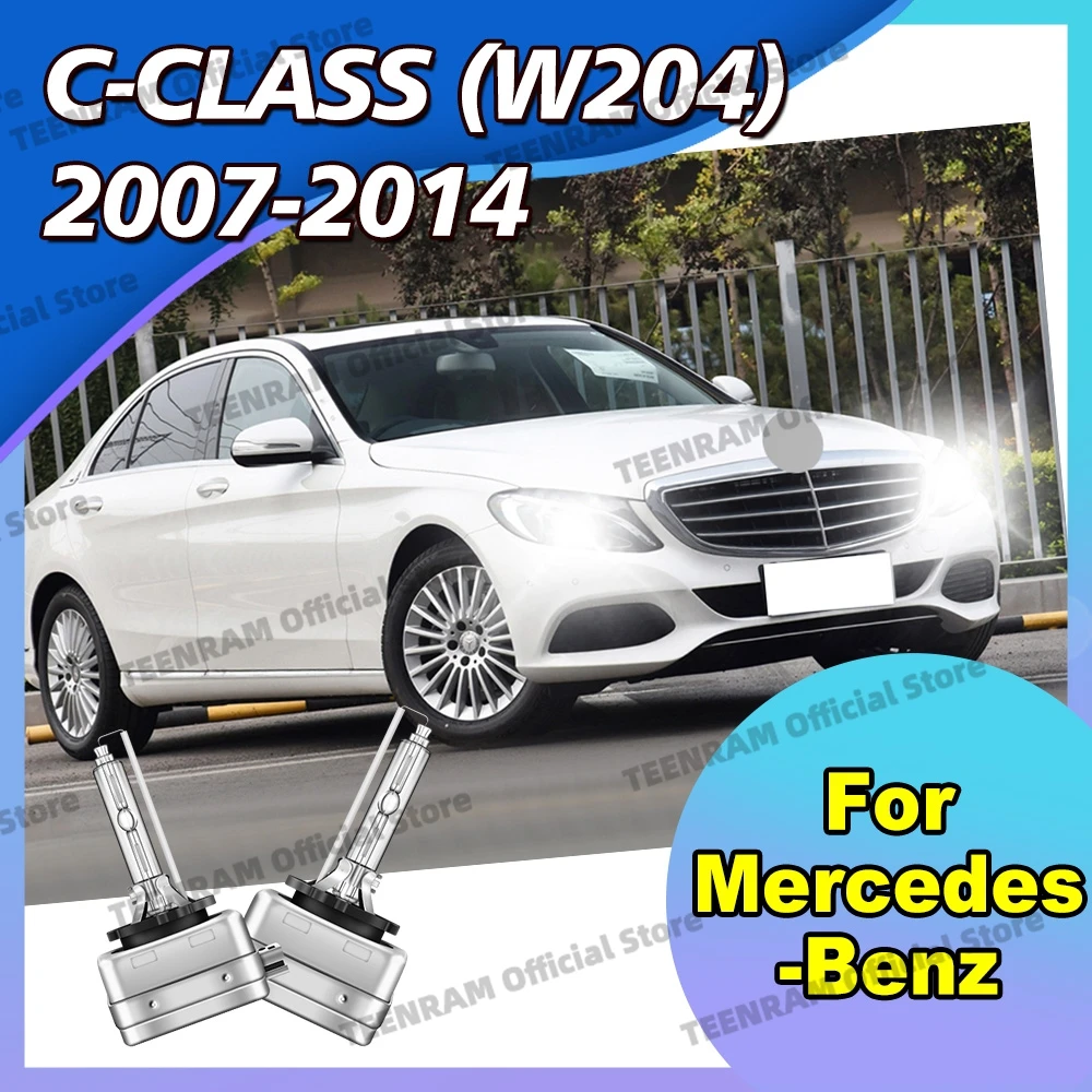 

2x D1S D1 Car Headlight 6000K 8000K 10000K Xenon HID Bulb For Mercedes-Benz C-CLASS W204 2007-2014 2008 2009 2010 2011 2012 2013