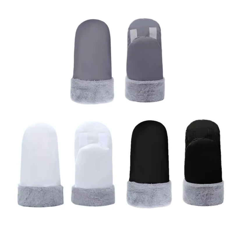

1 Pair Essential Winter Accessories Strollers Gloves Warm Mittens Ensuring Warmth for Parents Pushing Baby Carriages