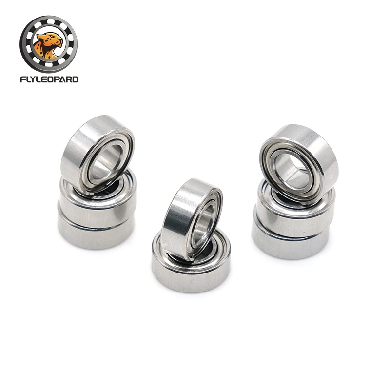 S687ZZ Bearing ABEC-7 10PCS 7x14x5 MM Miniature SUS440 Stainless Steel S687Z Ball Bearings S618/7ZZ