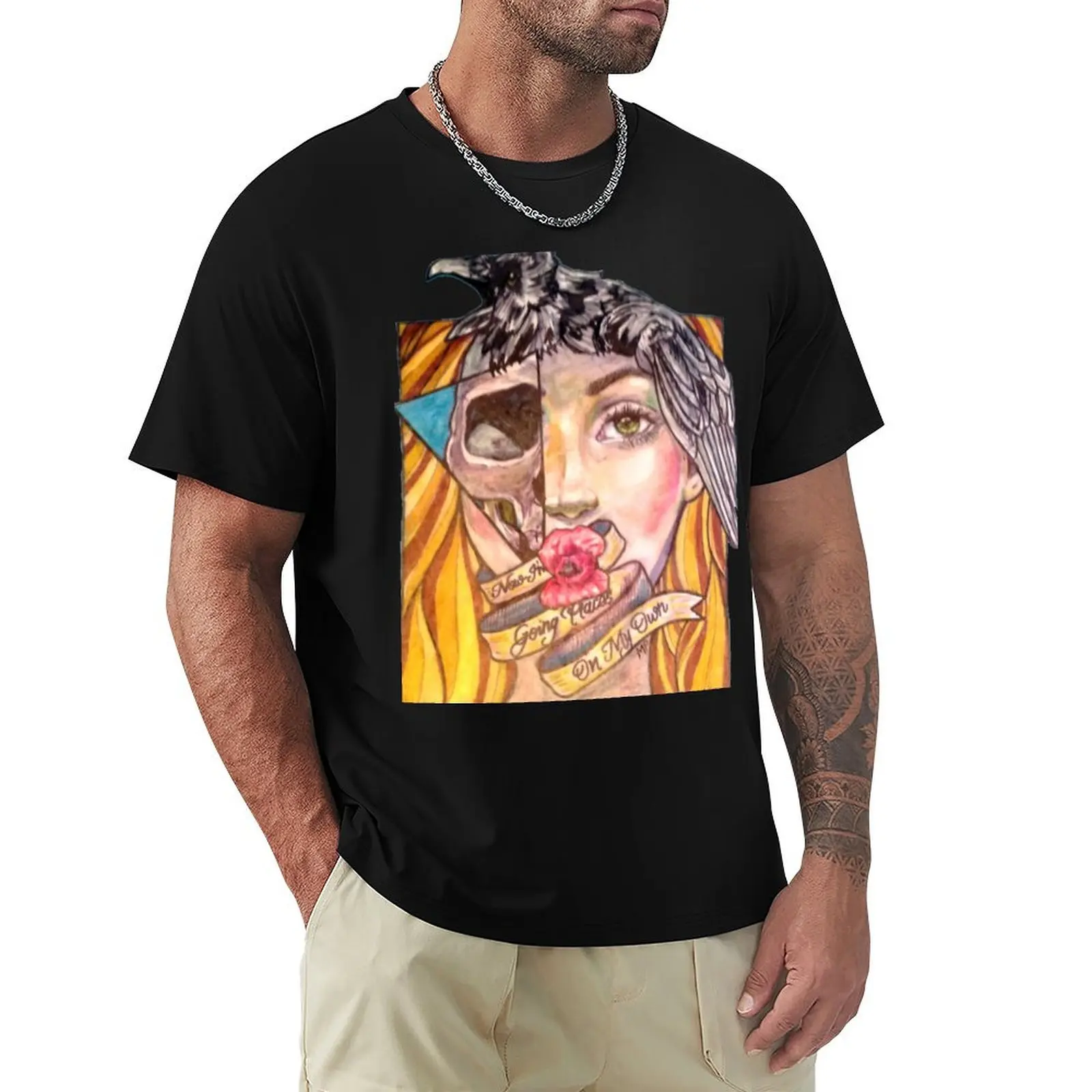 Now I'm Going Places On My Own T-Shirt Sports Casual Breathable Tee Shirt