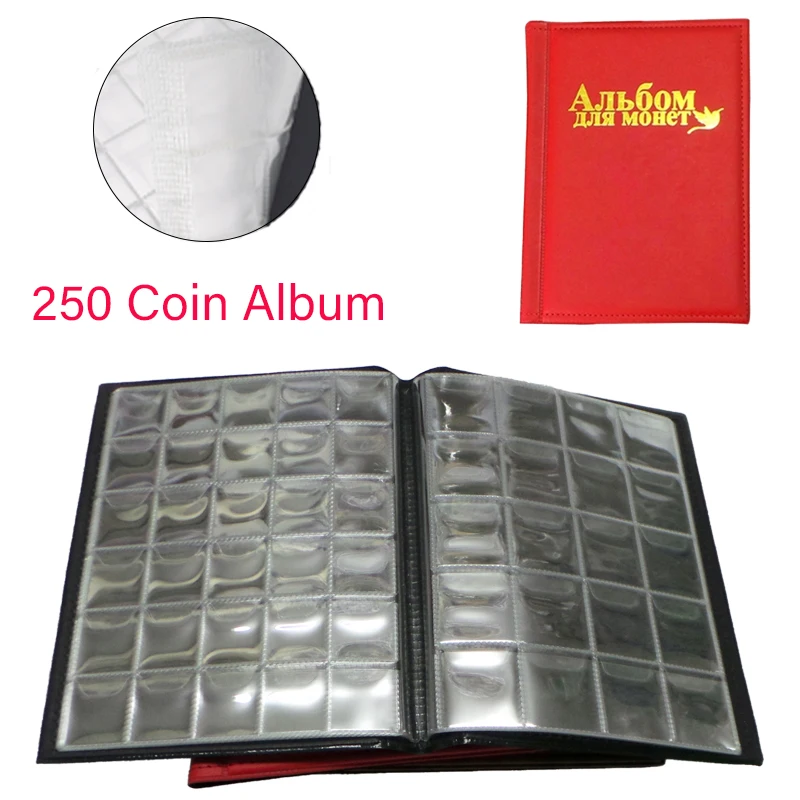 250 Coin Insert Flipchart Stamp Albums Stamp Storage Albums Coin Albums Storage Flipchart Binders Double Russian Birds of Prey