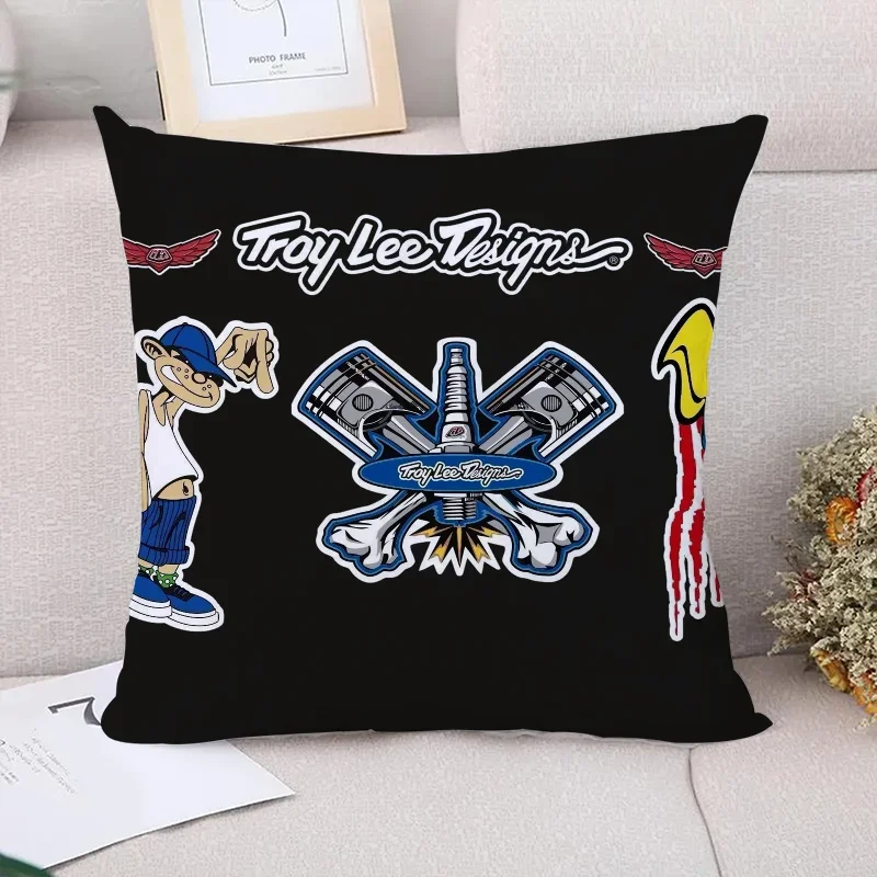 Imagen 7: Troy Lee Designs-funda de almohada decorativa, Fundas de cojín para cama, sofá, 50x50