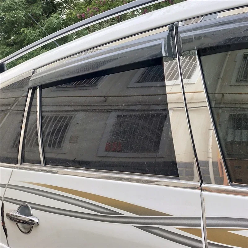 

WELKINRY For Toyota RAV4 XA30 3rd Generation 2006-2012 Vanguard Car Body Door Window Middle B C Pillar Column Post Cover Trim