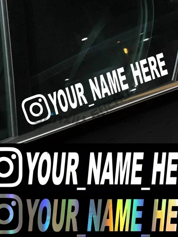 Fashion Vinyl Car Stickers Motorcycle Decals for Instagram Facebook Pinterest YouTube PVC Coche Pegatinas