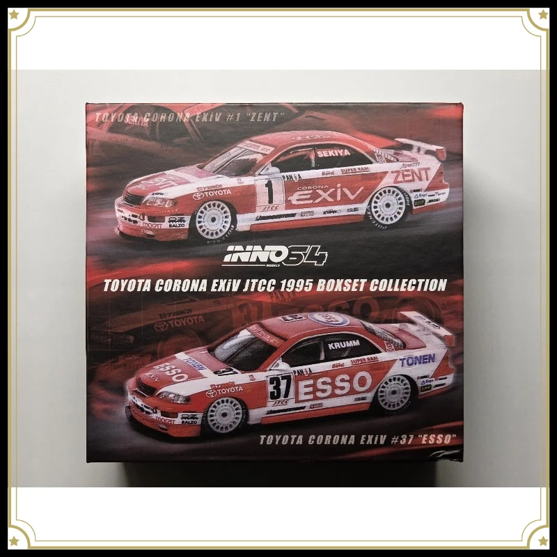INNO MODELS 1/64 Toyota CORONA EXIV JTCC 1995 Simulation Car Model Collection Premium Decorative Piece