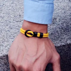 Fashion Tali Gelang Pria Double Layer Berkemah Di Luar Ruangan Braclet Homme Aksesoris Survival Paracord Braslet Hadiah untuk Dia 12 gelang peru penjualan terbaik - №